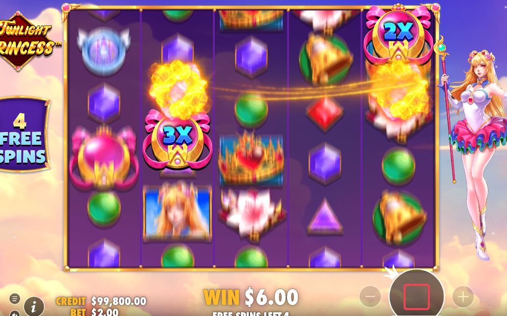 Free Spins round on the special reels with sticky Wilds